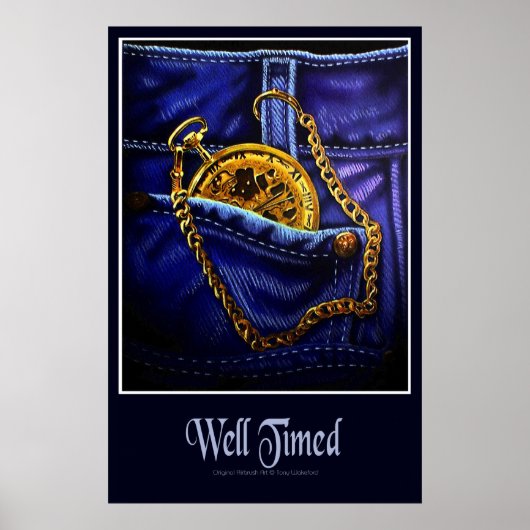 Gold Pocketwatch Poster (Vorne)