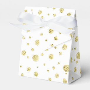 Gold Polka Dot für Geschenkboxen Geschenkschachtel