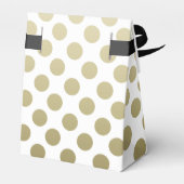 Gold Polka Dot Geschenkschachtel (Rückseite)