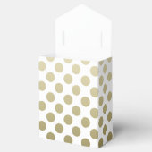 Gold Polka Dot Geschenkschachtel (Geöffnet)