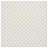 Gold Polka Dot Hearts Stoff (Muster)