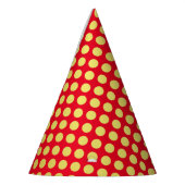Gold Polka Dot Red Party Hat Partyhütchen (Links)