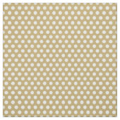 Gold Polka Dots Stoff (Muster)
