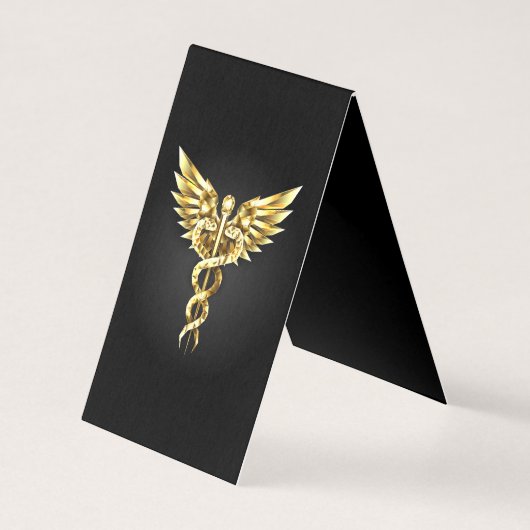 Gold Polygonal Symbol Caduceus (Vorderseite)