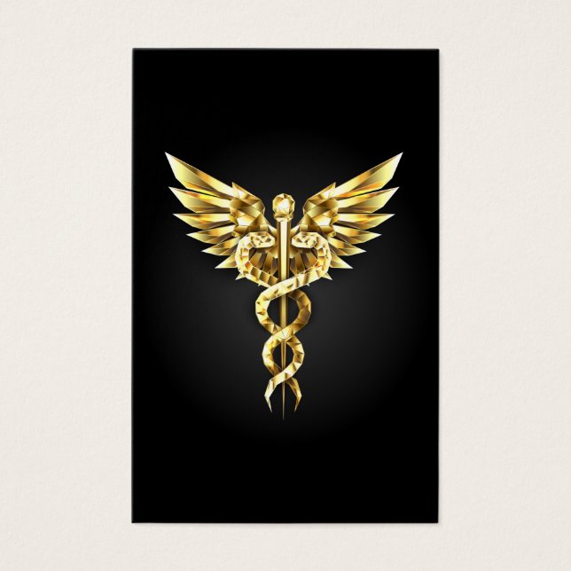 Gold Polygonal Symbol Caduceus (Vorderseite)