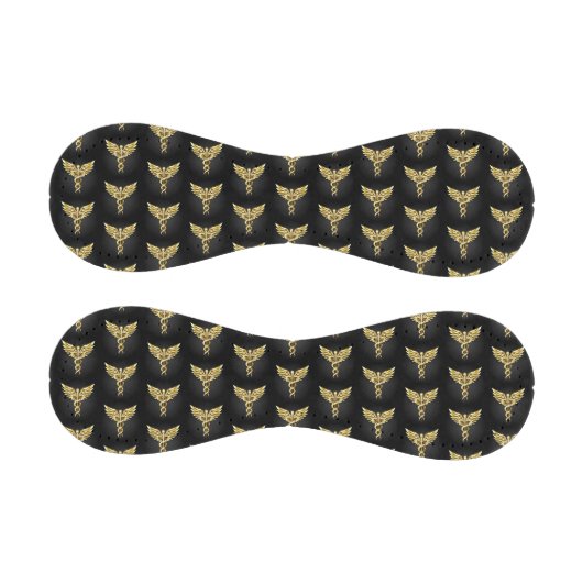 Gold Polygonal Symbol Caduceus Baseball (Paneele)