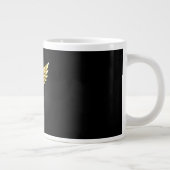 Gold Polygonal Symbol Caduceus Jumbo-Tasse (Rechts)
