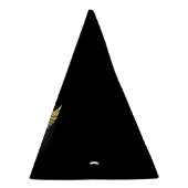 Gold Polygonal Symbol Caduceus Partyhütchen (Rechts)