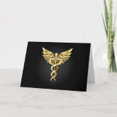 Gold Polygonal Symbol Caduceus Programm (Vorderseite)