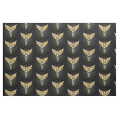 Gold Polygonal Symbol Caduceus Stoff (Fat Quarter (45,7 x 55,9 cm))