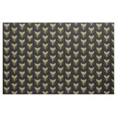 Gold Polygonal Symbol Caduceus Stoff (Yard (91,4 cm))