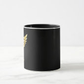 Gold Polygonal Symbol Caduceus Tasse (Zentrum)