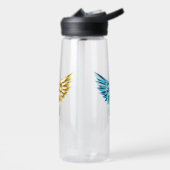 Gold Polygonal Symbol Caduceus Trinkflasche (Links)