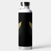Gold Polygonal Symbol Caduceus Trinkflasche (Rechts)