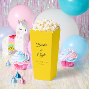 Gold Popcorn Fevor Box für Elegante Feiern Geschenkschachtel