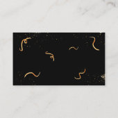 Gold Poppin Champagner Diaper Raffle Baby Dusche Begleitkarte (Rückseite)