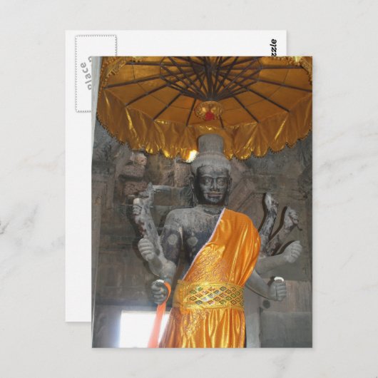 Gold Postkarte (Vorne/Hinten)