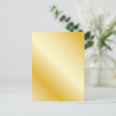 Gold Postkarte (Stehend Vorderseite)