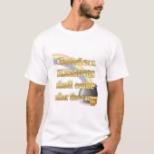 Gold-Pot am Ende des Regenbogens T-Shirt (Vorderseite)