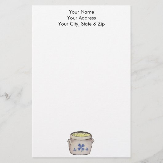 Gold-Pot Briefpapier (Vorderseite)