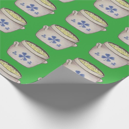 Gold-Pot Geschenkpapier (Ecke)