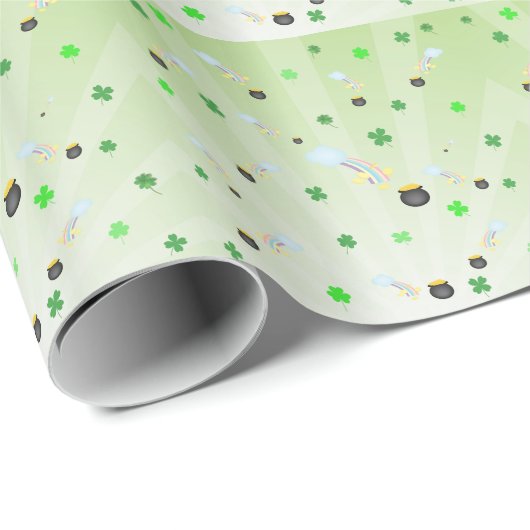 Gold-Pot Geschenkpapier (Rolleneckpunkt)