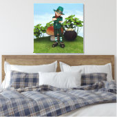 Gold-Pot Leinwanddruck (Insitu (Schlafzimmer))