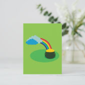 Gold-Pot Postkarte (Stehend Vorderseite)