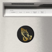 GOLD PRAYING HANDS MAGNET (In Situ (Geschirrspüler))