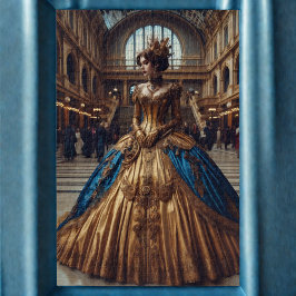 Gold Princess Steampunk Viktorianisch Industrial Puzzle
