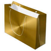 Gold Print-Geschenktasche Große Geschenktüte (Vorderseite Schrägansicht)
