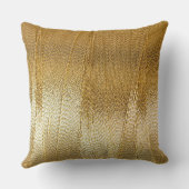 Gold Print Throw Kissen (Rückseite)