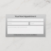 Gold Professional Medical Caduceus Notes Box Terminkarte (Rückseite)