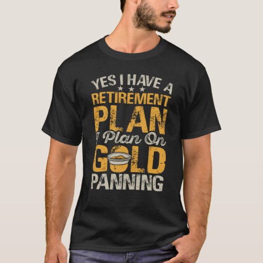 Gold Prospector Gold Miner Digger Treasure Hunting T-Shirt (Vorderseite)