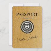 Gold Puerta Vallarta Pass Save the Date (Vorderseite)