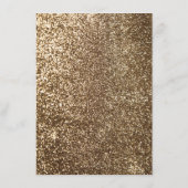 Gold Pumpkin Pink Floral Vase Hochzeitsinformation Begleitkarte (Rückseite)