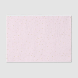 Gold punktiert Seidenpapier-Rosa Seidenpapier