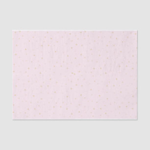 Gold punktiert Seidenpapier-Rosa Seidenpapier