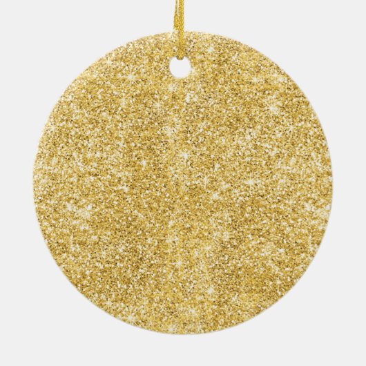 Gold Purple Monogram Merry Christmas Holly Glitter Keramik Ornament (Hinten)