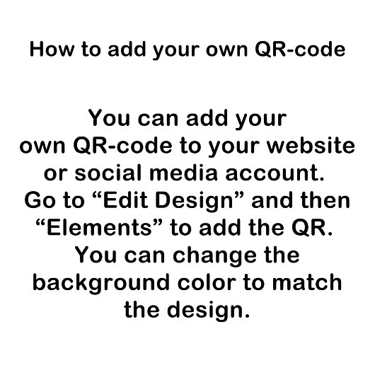 Gold-QR-Code-UAWG für Silberne Rose Einladung