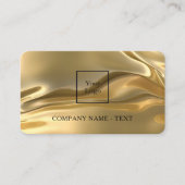 Gold qr Logo für Social Media Visitenkarte (Vorderseite)