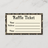 Gold Raffle Ticket (Rückseite)