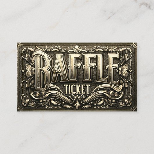Gold Raffle Ticket (Vorderseite)