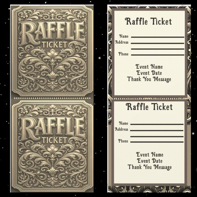 Gold Raffle Ticket (Von Creator hochgeladen)
