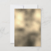 Gold Raffle Tickets Einladung (Rückseite)