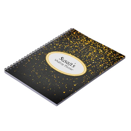 Gold Rain Notizblock (Linke Seite)