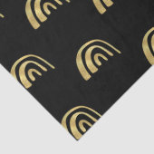 Gold Rainbow and black  Seidenpapier (Detail)