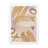 Gold Rainbow XOXO Magnet (Vertikal)