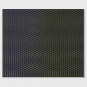 Gold-Rastermuster - Hintergrundfarbe anpassen Geschenkpapier (Flach)