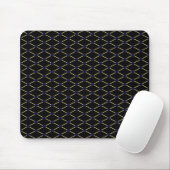 Gold-Rastermuster - Hintergrundfarbe anpassen Mousepad (Mit Mouse)